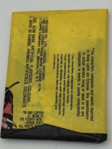20015 Freddy Krueger Fright Flicks 1984 Bubble Gum Wax Pack SEALED (2) (Large) (Small)