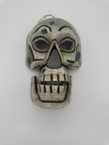 290011 Guatamala Wooden Skull Mask (1) (Large) (Small)