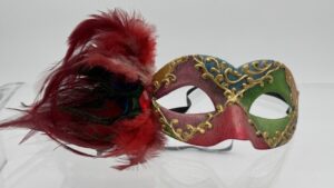 29022 Mascarade Mask From New Orleans Plastic (Large) (Small)