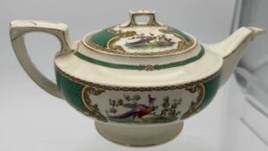 29028 Myott Staffordshire Chelsea Bird Green (4) (Large) (Small)