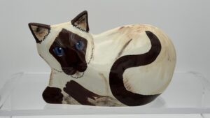 29043 Cats by Nina Siamese Cat Vase or Planter (1) (Large) (Small)