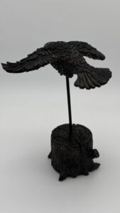 30009 Raven above Tree Stump (1) (Large) (Small)