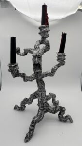 30011 Haunted Tree Candle Holder Metal (1) (Large) (Small)