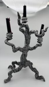 30011 Haunted Tree Candle Holder Metal (2) (Large) (Small)